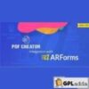 ARForms ? PDF Creator Addon v4.1