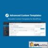 Advanced Custom Templates v3.0 ? Content Templates for WordPress