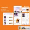 Andara - Influencer & Social Media Agency Template Elementor