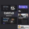 CakCuk - Podcast Channel Elementor Template Kit