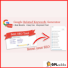 Google Related Keywords Generator v1.1.0 - Wordpress SEO Keyword Planner & Tool