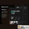 HDzign - Dark Digital Agency Elementor Template Kit