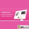 HT Menu Pro v1.0.7 ? WordPress Mega Menu Builder for Elementor