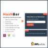 HashBar Pro v1.3.1 - WordPress Notification Bar