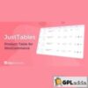 JustTables Pro v1.4.4 ? WooCommerce Product Table