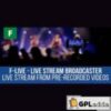 F-Live v1.1.0 - Live Stream Broadcaster Plugin for WordPress