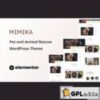 Mimika v1.0.0 ? Pet and Animal Rescue One Page WordPress Theme