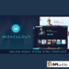 Miraculous v1.1.8 - Online Music Store WordPress Theme