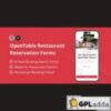 OpenTable v1.0 - Restaurant Reservation Forms for Elementor