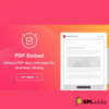 PDF Embed v1.1.1 - WordPress PDF Viewer plugin