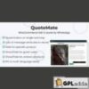QuoteMate v1.0.0 ? WooCommerce Get A Quote By WhatsApp