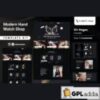 Turnstime - Modern Hand Watch Shop eCommerce Elementor Pro Template Kit