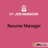 WP Job Manager Resume Manager Add-on v2.2.0