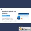 WP Ultimate PDF Generator v1.1.3