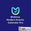 Webnus Modern Events Calendar Pro v7.13.0 + Addons
