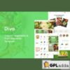 Diva - Organic Vegetables & Fruits Elementor Template Kit