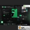 DOQU - Dark Digital Bank & E-Wallet Elementor Template Kit