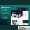 Hiro - Human Resources & Recruitment Agency Elementor Template Kit