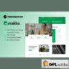 Makko - Digital Agency Elementor Pro Full Site Template Kit