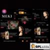Meki - Artist Makeup Business Services Elementor Template Kit