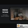 Rose Wind - Personal Blog Elementor Template Kit
