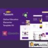Taleem - Online Education Elementor Template Kit
