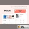 Tawon - Agency Landing Page Elementor Template Kit