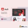 Aali v1.0 - Personal Portfolio WordPress Theme