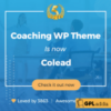 Colead 3.4 - Coaching & Online Courses WordPress Theme