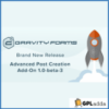 Gravity Forms Advanced Post Creation Add-On 1.0