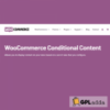 WooCommerce Conditional Content 2.1.5