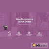 WooCommerce Quick Order 1.3.9